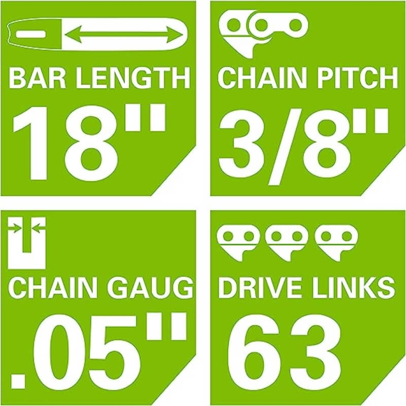 18" Chainsaw Replacement Chain