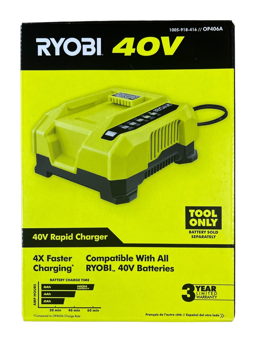 Ryobi 40V Rapid Charger